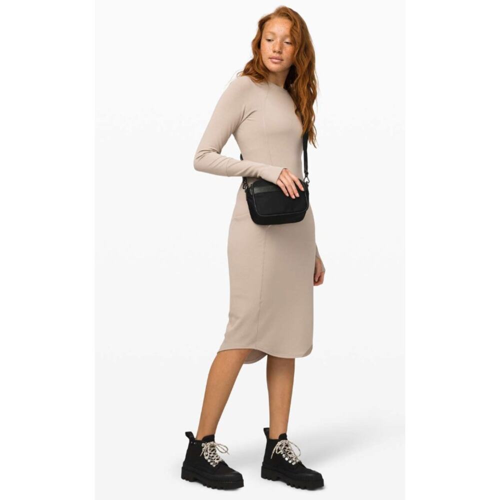 Lululemon Om and On Dress tan